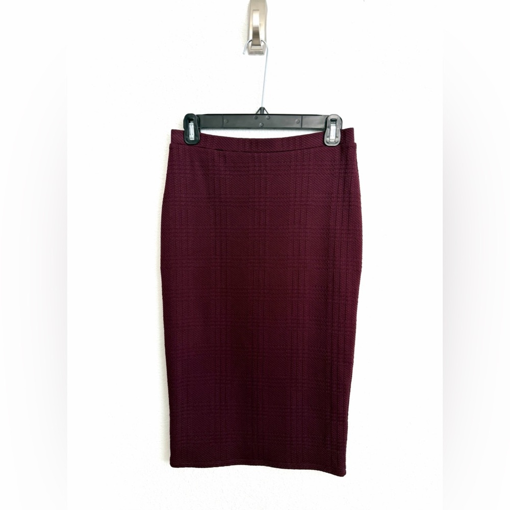 Leith Women's Wine Midi Pencil Skirt - Nordstrom